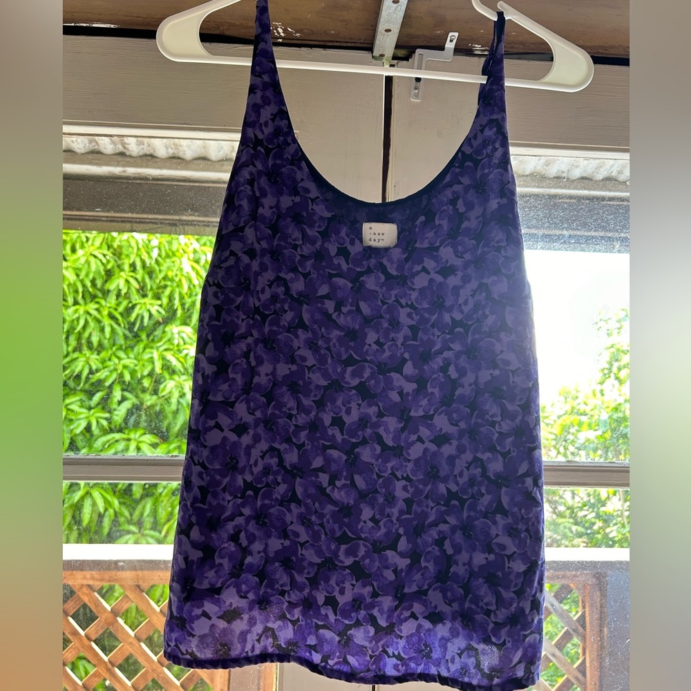 Purple tank top